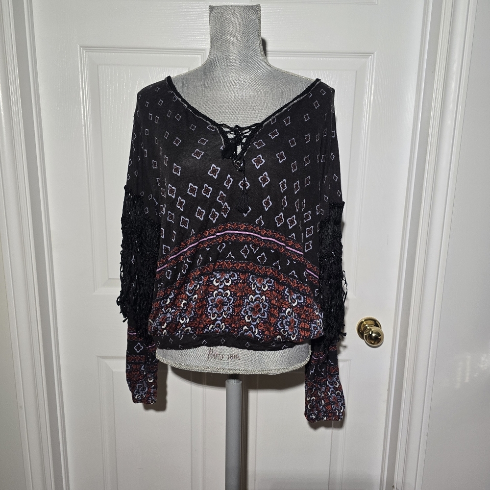 FREE PEOPLE NWT Macra Maze Top